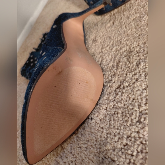 Frayed Denim Lace-Up Boots - Picture 5 of 5